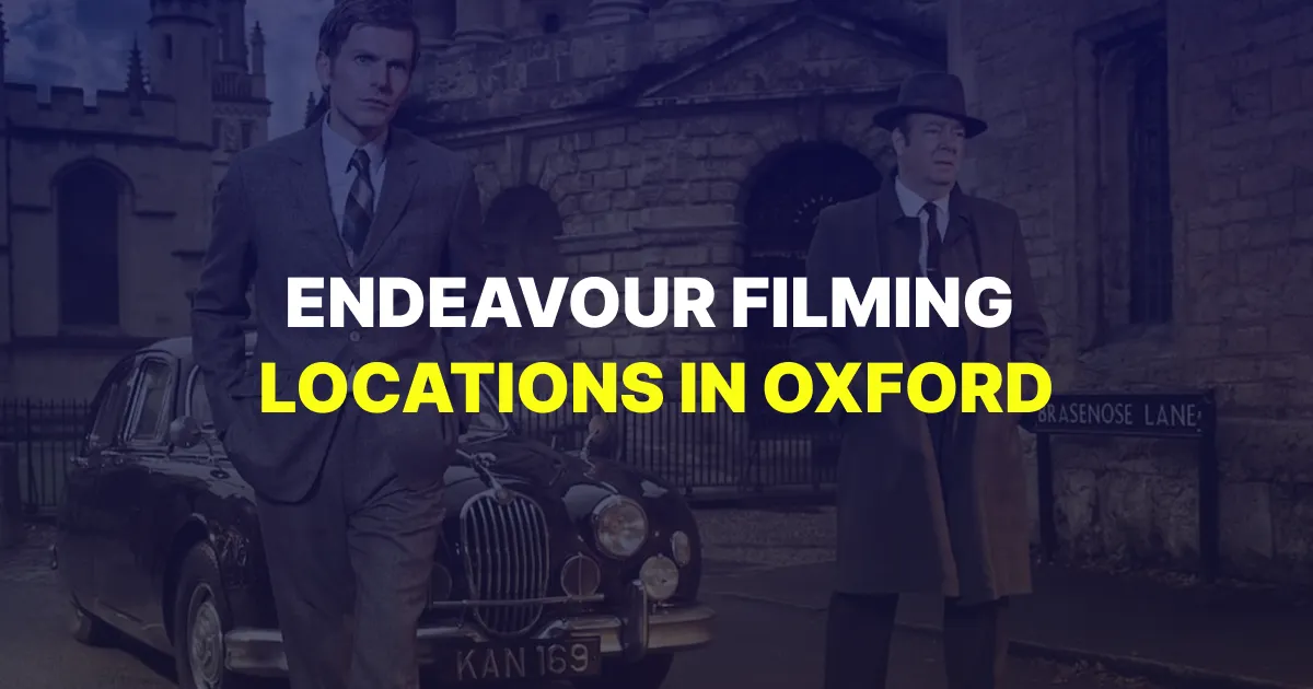 Endeavour Filming Locations in Oxford