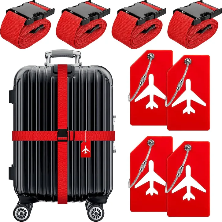 Weewooday Adjustable Luggage Straps
